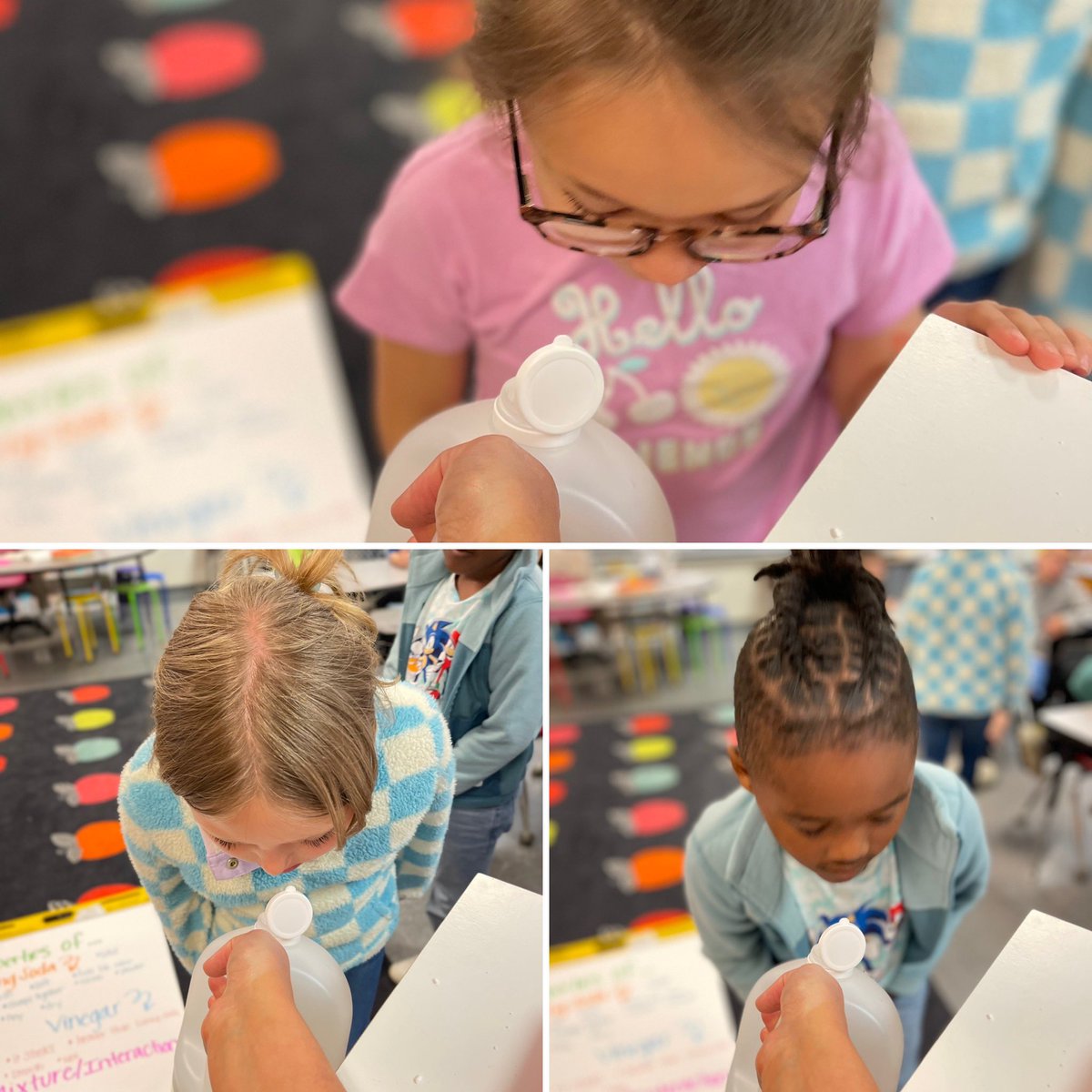Wallace2ndgrd's tweet photo. Exploring different substancesโ properties and how they interact! ๐ฉโ๐ฌ๐งโ๐ฌ #STEAM #ElementaryEngineers
#LearningtoLead #GrowingTogether
@TCBOE_LES https://t.co/O8PbqwvV80