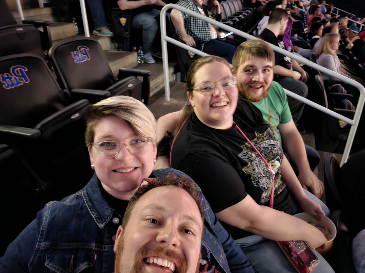 FlatglassMan's tweet photo. Pretty good crowd at #AEWDynamite tonight. Can't wait to talk about the show tomorrow on @BustedOpenRadio with @davidlagreca1 tomorrow https://t.co/0d8JoEbF9x