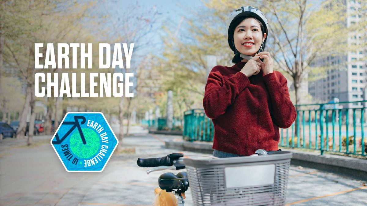peopleforbikes's tweet photo. Put Earth first this April by replacing 16 ๐ trips with ๐ฒ rides! Whether youโre heading to work, grabbing groceries, or visiting a friend, choose to go by ๐ฒ 16x and record your trips on Ride Spot to earn an #EarthDayChallenge sticker.
https://t.co/LWjRM100ec https://t.co/dekacjbV13