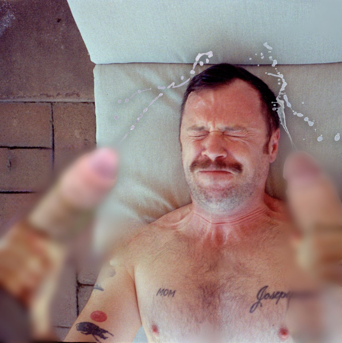 NSFW checking out photoshop’s new object removal tool feat. the newlywed homie Evan Geesman