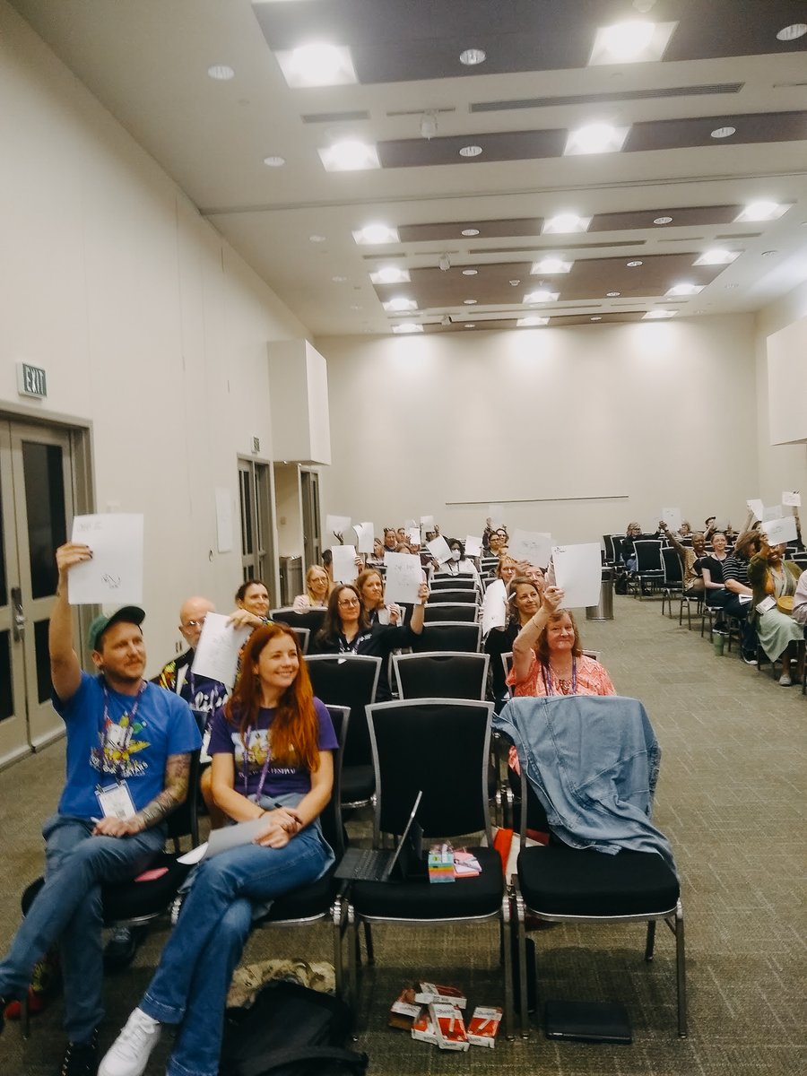 nico_keyes's tweet photo. They say if something scares *and* excites you, you should do it. Welp, today I gave my first external conference talk—including a mini #DesignThinking workshop—at the @TXLA conference. I was floored at the turnout. For anyone on the fence, the advice is sound! #txla23 https://t.co/IGrzjeZOHx