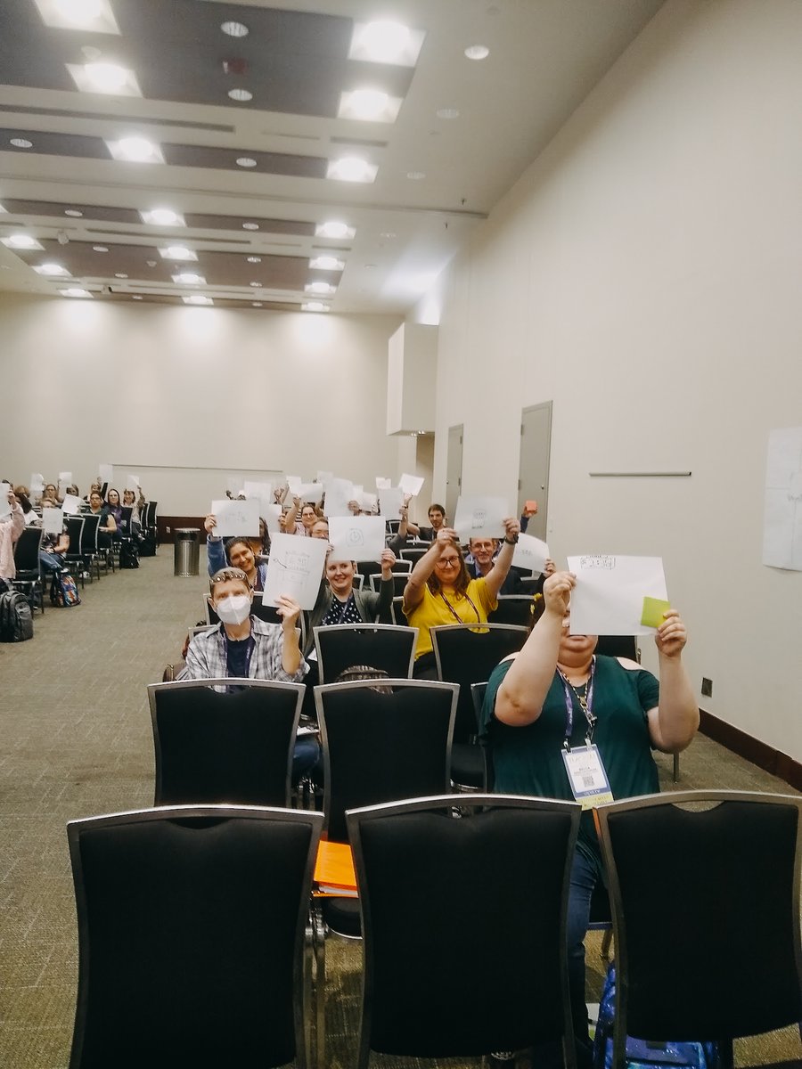 nico_keyes's tweet photo. They say if something scares *and* excites you, you should do it. Welp, today I gave my first external conference talk—including a mini #DesignThinking workshop—at the @TXLA conference. I was floored at the turnout. For anyone on the fence, the advice is sound! #txla23 https://t.co/IGrzjeZOHx