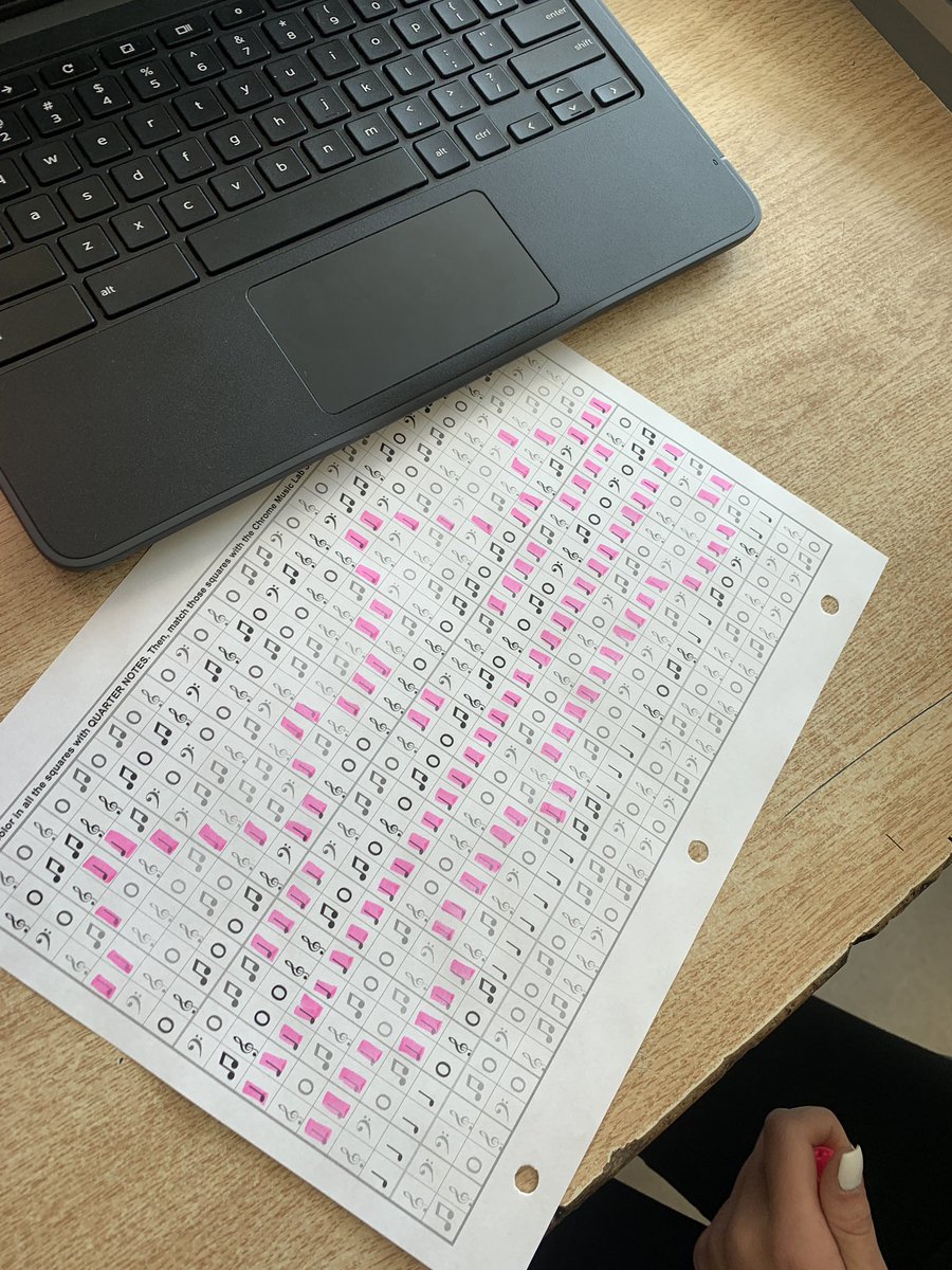 msbbartlett's tweet photo. We’ve been exploring Chrome Music Lab as we prepare to compose our own songs. 

Today our class solved a puzzle to figure out the notes needed for a mystery song. So fun! https://t.co/5E2ivsOY26