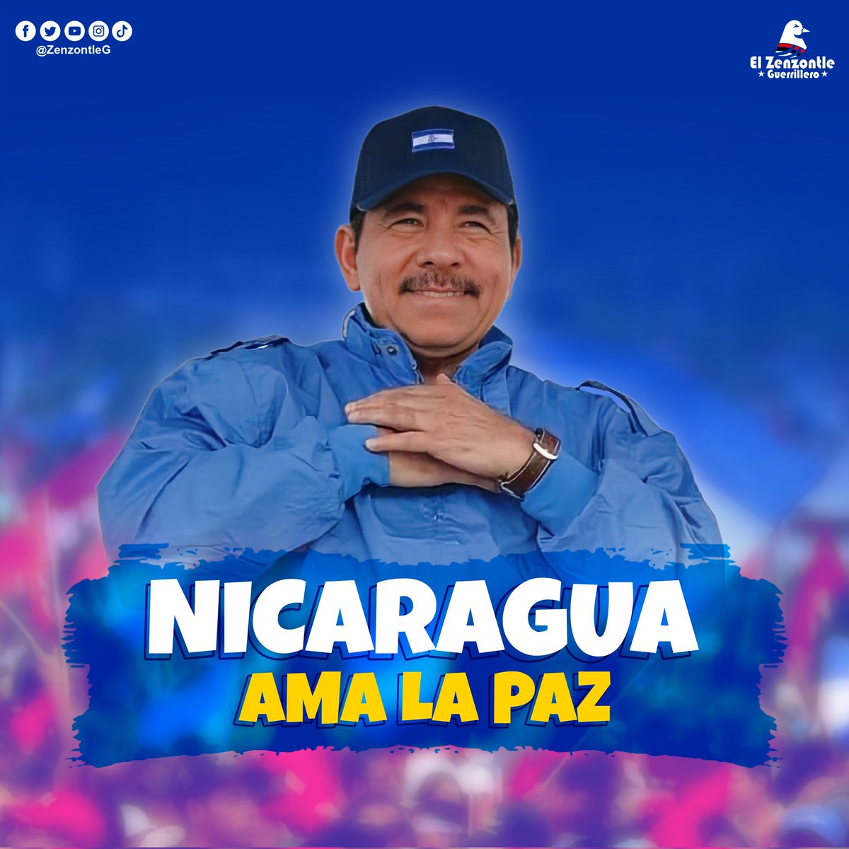 ZenzontleG's tweet photo. #LaPazNuestraVictoria | "Nicaragua es una Pueblo que ha venido Luchando y Defendiendo la Paz a lo largo de la Historia..." Cmdt. Daniel Ortega. ✊🏻🇳🇮🔴⚫

#Nicaragua 
#ManaguaSandinista 
#2023JuntosVamosAdelante https://t.co/dTu2NHyAUg