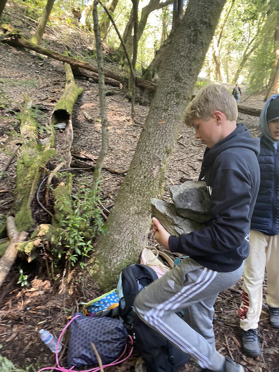 Building huts in survival! <a href="/pennpanthers/">Penngrove Elementary</a>