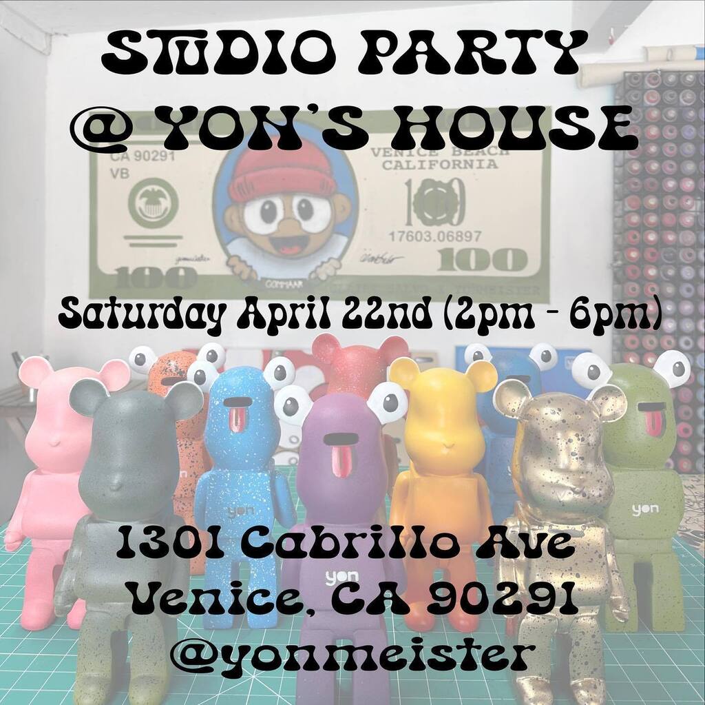 This will be the last event in my current Venice studio!  There will be music, drinks, a bunch of my past art for sale and a lot of good homies all around. 🙌🤙

I’ve been fortunate to meet so many amazing people in Venice these past few years.  I hope… instagr.am/p/CrPGogsP6kW/