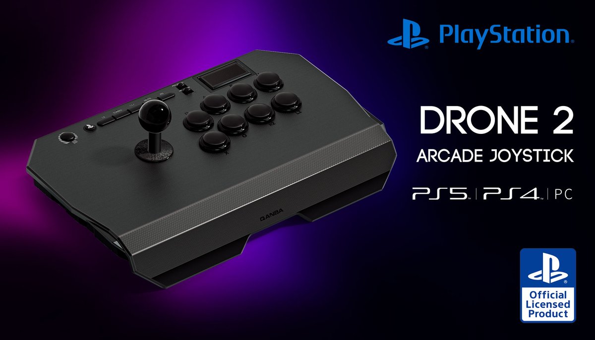 QanbaUSA's tweet photo. To celebrate the launch of our new #Qanba #PlayStation5 joysticks, we are giving away five Drone 2 joysticks! Visit this link for more details - https://t.co/Mkhye0HwXM If you don't win this time, we will have more contests soon. Good luck! 🍀🕹️ https://t.co/5EKSBcqowX
