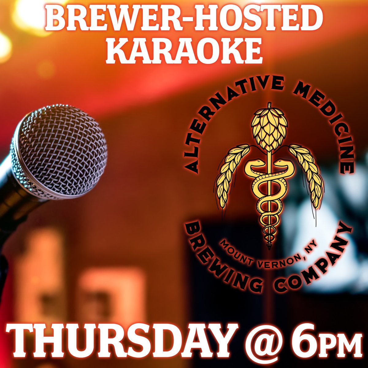 AltMedBeer's tweet photo. This week:
4/20: Brewer-Hosted Karaoke is back @ 6pm.

4/22: Father &amp; Sons BBQ 3 to 8 (or food runs out) &amp;Dos Decadas music @ 5pm

4/23: @rugbynewyork v @Hou_Sabercats
&amp; we’re open late for the aftermath! Kickoff @ 2:30

Want tickets? Enter for a chance:
https://t.co/4ScvzZfhAN https://t.co/O3paq9R6mV