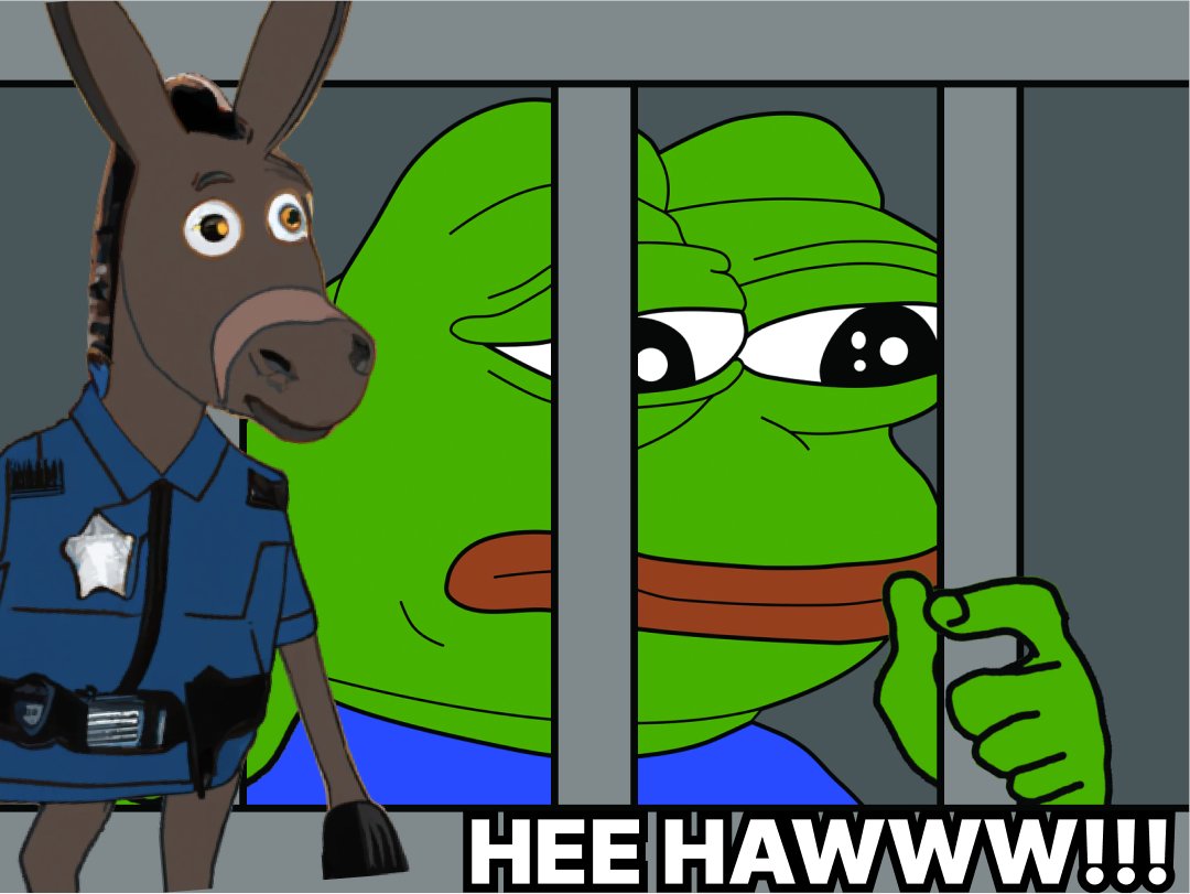 donkeycoineth's tweet photo. Ladies and gentlemen... We gottem $pepe 

#HEEHAWW $donkey https://t.co/advKbtvbel