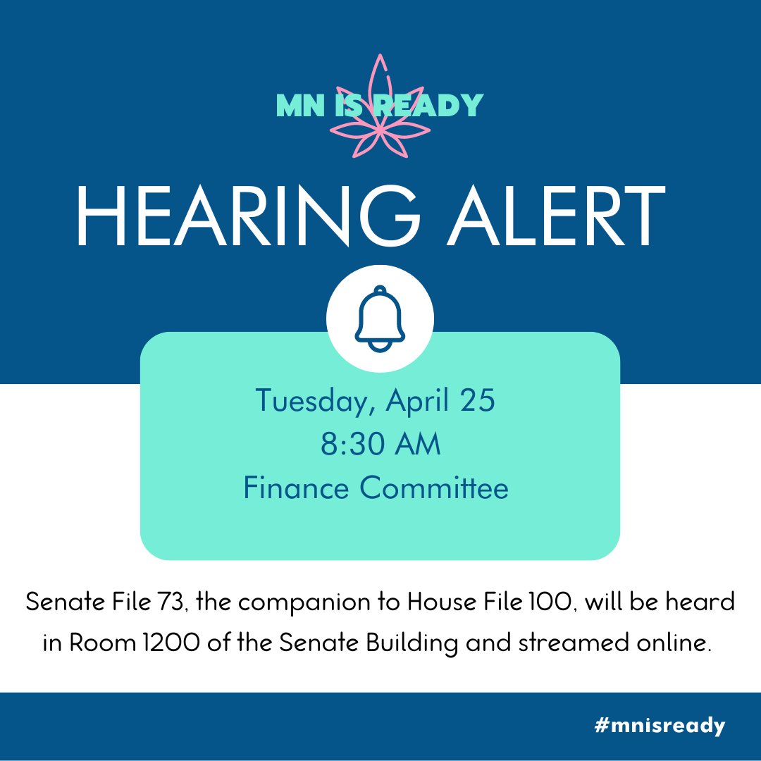 mnisready's tweet photo. Final Senate hearing is scheduled!

#mnisready
#mnleg https://t.co/7unrNkqZgw