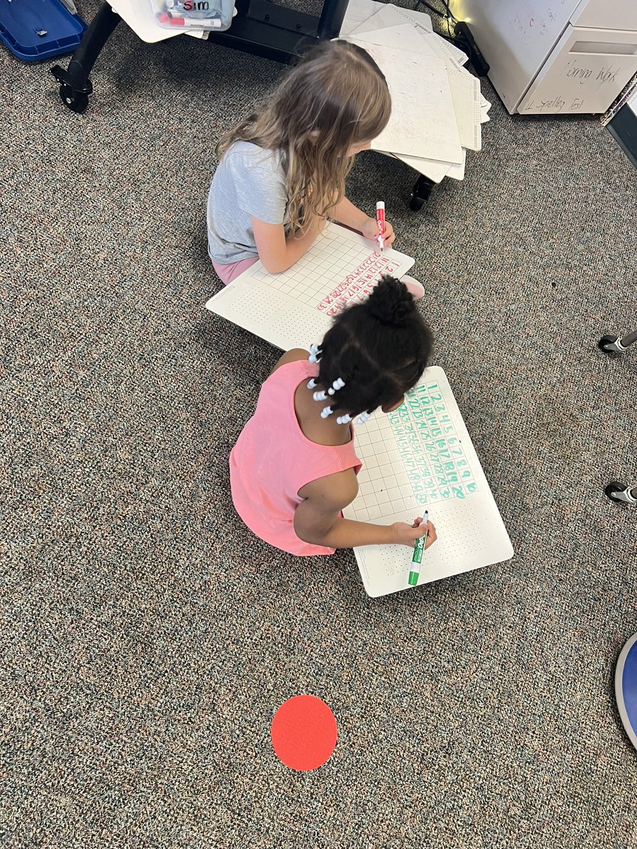 Ms_Baysden's tweet photo. Shout out to @MrsSimorelli for letting these kinders join her class for math games! They had so much fun exploring and learning from these awesome first graders! https://t.co/DKVvQVop3k