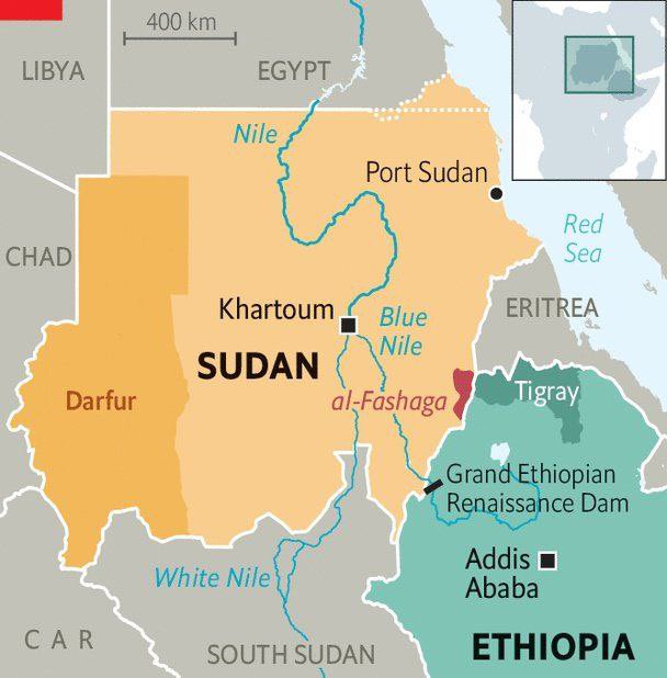 Faytuks's tweet photo. Sudan's army claims that they have repelled an attack in the Al-Fashaqa area by Ethiopian forces https://t.co/xMTIa3OZ08