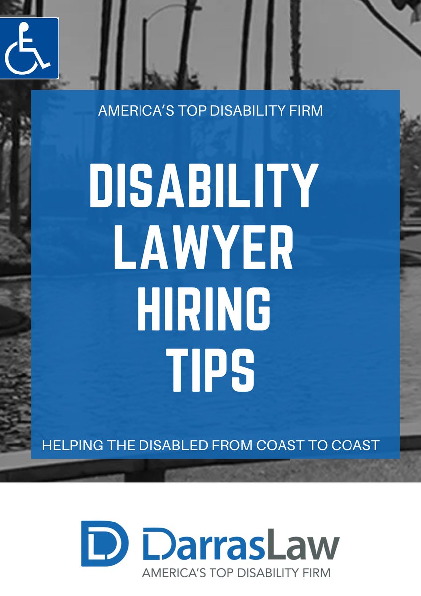 DarrasLaw's tweet photo. Here are some tips to help you find the right Disability Lawyer to competently and successfully handle your disability claim: https://t.co/DFGNgJLgQI

#longtermdisability #disabilityinsurance #disabilityattorney #disabled #disabilities #disability #LTDAttorney #disabilityadvocate https://t.co/9emRcv2WvQ