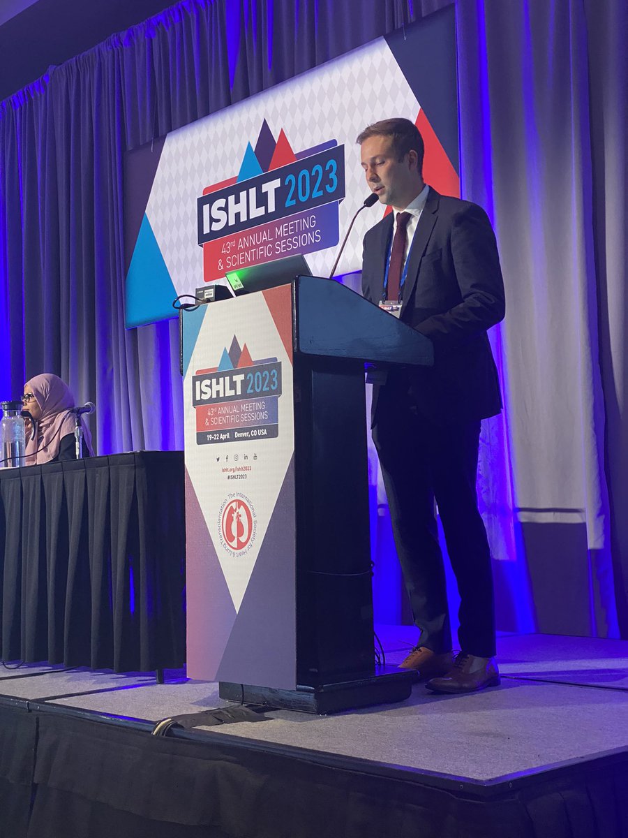 @Erik_Henricksen the Chair of Prediction and Monitoring🫀transplant session @ishlt #ISHLT2023 AND giving the first talk on @Stanford_HF early use of dd-cfDNA @Stanford @StanfordHealth @YasMoayedi @KiranKhush1 @StanfordCVI @CareDx @TheJHLT