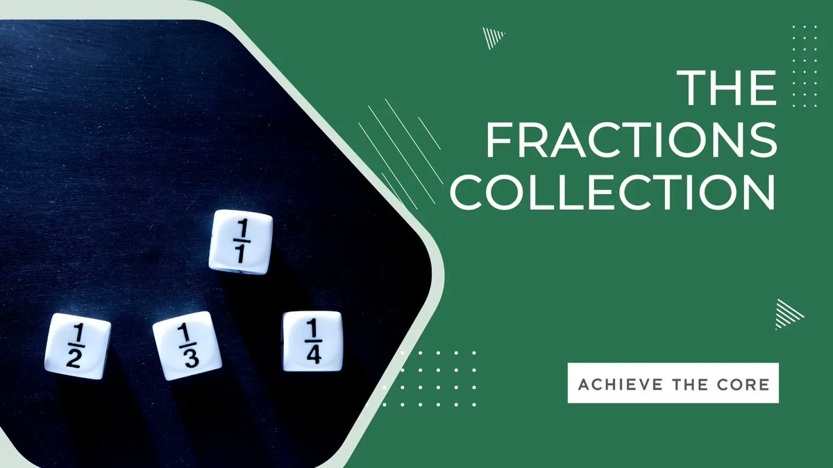 Lots of us need support with our own understanding of fractions before we can teach our students. This collection of resources has been curated to provide helpful guidance for both the learning and teaching of fractions! bit.ly/33TNvwN #iteachmath #teacherchat