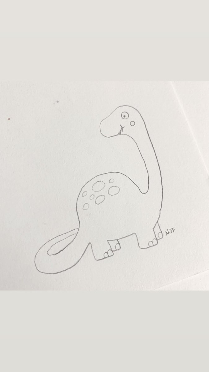 N_Fitz22's tweet photo. Day 18: Dinosaur #artbynjfchallenge https://t.co/Ds0H3q1hjK