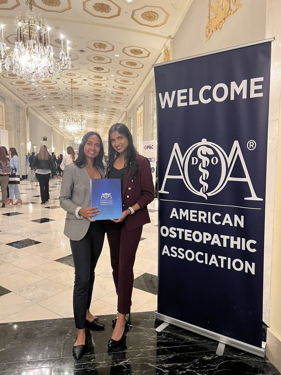 DOsofMOMA's tweet photo. This week we had two OMS 1 Student Doctors from @WCUCOMDO attending DO Day on the Hill! Thank you, @DeepaElangovan9 and @PicNik98, for being student advocates for the osteopathic profession and MOMA! #StudentsofMOMA #DOProud https://t.co/aoHn9HO1xC