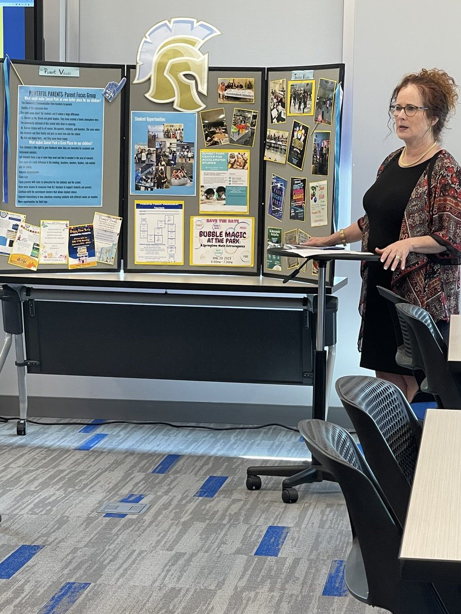 Sunset_Park_CAS's tweet photo. Mrs. Brown and Mrs. Johnson presented their Passion Projects!  They did a lot of work on how we can help our school to continue to grow!  Thank you for your hard work! https://t.co/CKKFcxmb9g