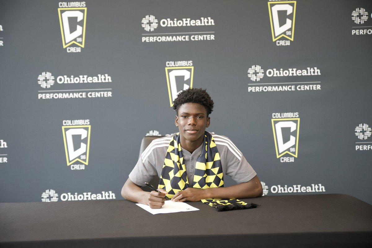 CrewAcademy96's tweet photo. ⭐️U15 Signing⭐️

We are excited to sign Jamil Danjaji to our 2023-2024 U15 team! 

A big thank you to @ClubOhioSoccer for the development of Jamil! We are so excited to see what the future holds for him with the Crew! 

#Crew96 #ColumbusCrew #CrewAcademy #ForColumbus https://t.co/5f9iOQQall