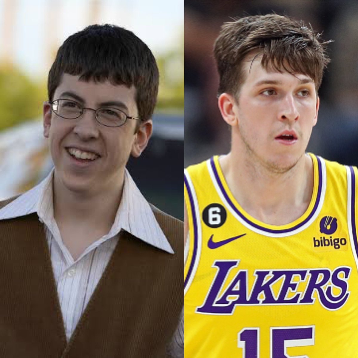 jamesdampney23's tweet image. So that’s where he got to. Way to work on your game #McLovin #Lakers #NBAPlayoffs