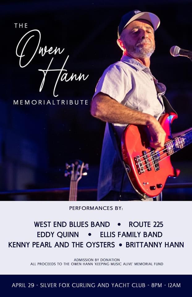 mattrainniecbc's tweet image. Owen Hann was a busy and much-loved member of the #PEI music community who passed away in December. Friends and family have organized a tribute concert @SilverFox_SSide that is also raising funds for a special project. Bandmate Roland Beaulieu joins us Thursday on Mainstreet