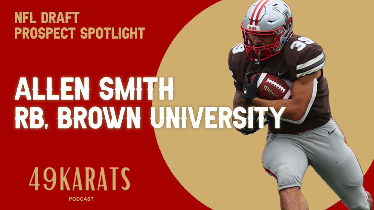 Going live with Brown University RB Allen Smith to discuss his time at Brown, his two(!) pro days, and preparing for the NFL Draft. 

Tune in: youtube.com/live/uIrXksX06…