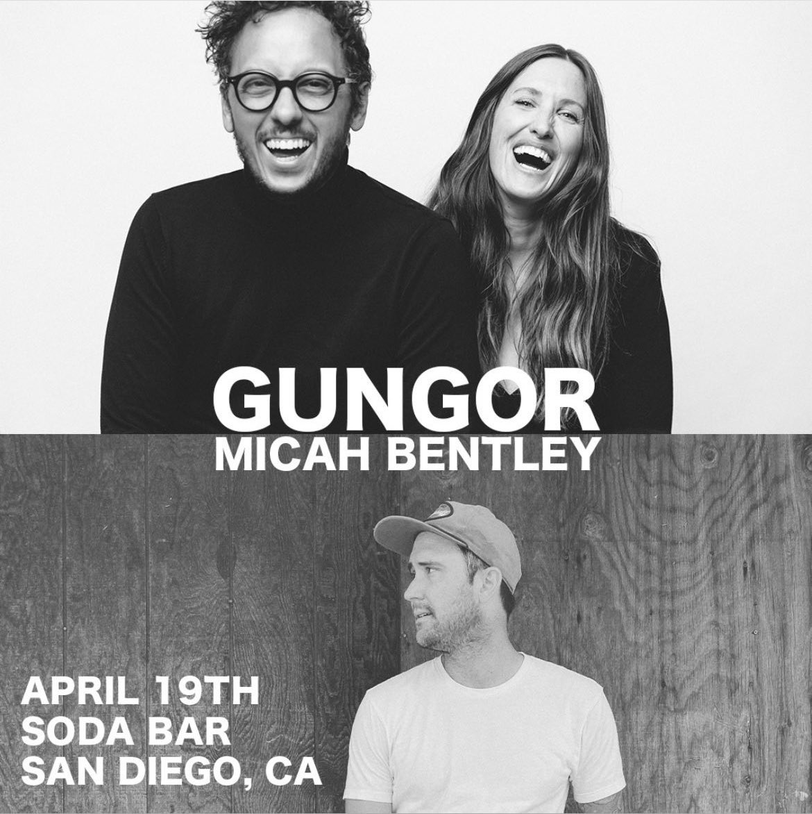 TONIGHT @ Soda Bar – <a href="/gungormusic/">Gungor</a> - Love Song to Life Tour w/ <a href="/micah_bentley/">Micah Bentley</a> • Doors 7:00 $20 • 🎟: link.dice.fm/y577680fae08