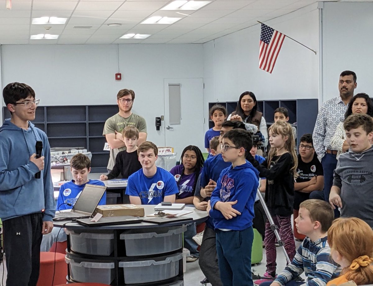 The TechFest GeekOut was FABULOUS!  Many thanks to <a href="/Mr_Detrick/">Daryl Detrick</a> <a href="/ruthcbyrne/">Ruth Byrne</a> <a href="/iaione_robin/">Robin Iaione</a> <a href="/richievandien/">Richard VanDien</a> and our INSPIRING student-mentors from <a href="/WHRHighSchool/">Warren Hills HS</a> &amp; <a href="/WHRMiddleSchool/">Warren Hills M.S.</a>... Over 60 participants joined the fun at our new STEM learning center (fully funded by grants)  💡✨