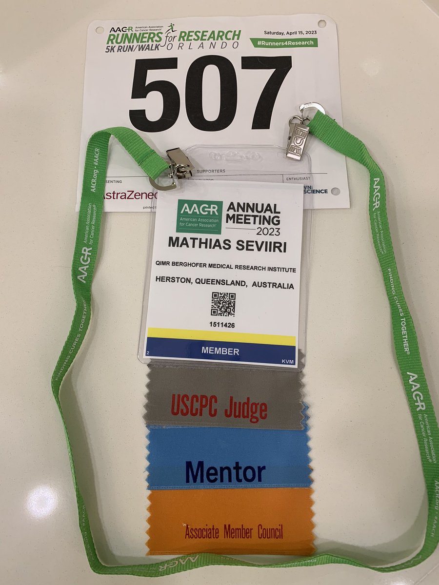 The @AACR Annual Meeting 2023 #AACR23 ended today. I enjoyed every moment as a “runner for research”, mentor, judge for presentations, presenter for our work, networking etc. Thanx to my mentor @stuartmacgreg for the support & the amazing AACRAMC led by @CampKatiee @francescocay