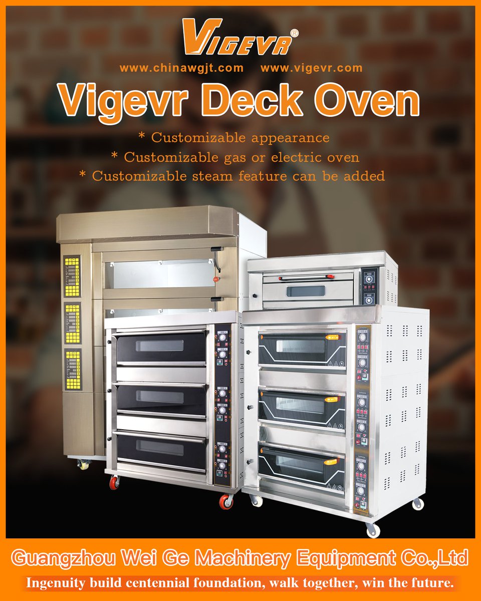View more: 👇👇👇vigevr.cn/index.php/cate…
👆👆👆
VIGEVR Commercial Deck Oven😊😊 Wide range of applications,😎😎 Multi-function👍, independent control👍, Flexible customized.👍 Professional manufacturer, your best business partner.💯💯 #VIGEVRoven #deckoven #commercialdeckoven