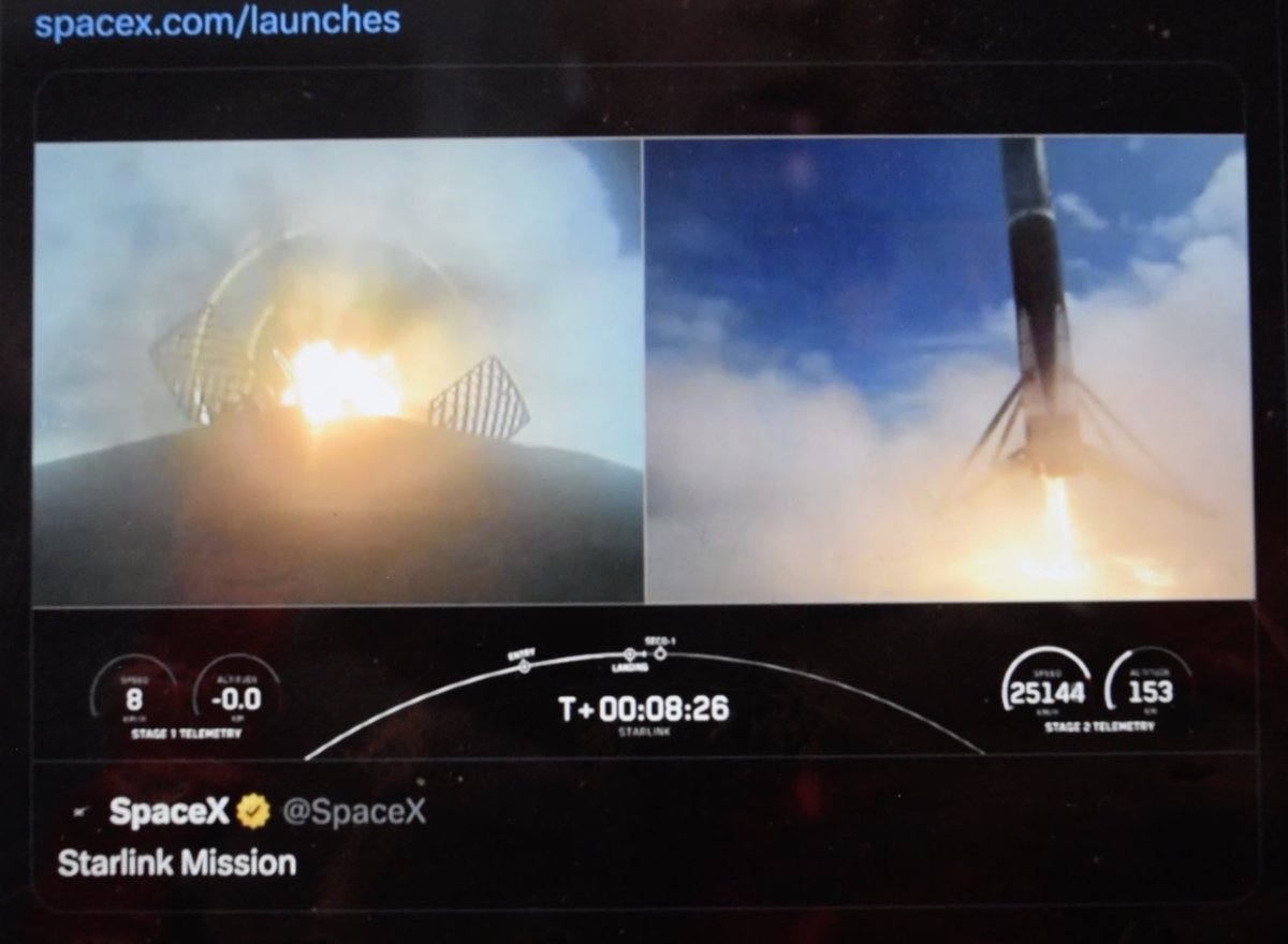 HyggeMan's tweet image. We Live...In Amazing Times
.
.
.
.
.
#PicOfTheDay #AmazingTimes #SpaceX #LaunchAndLanding