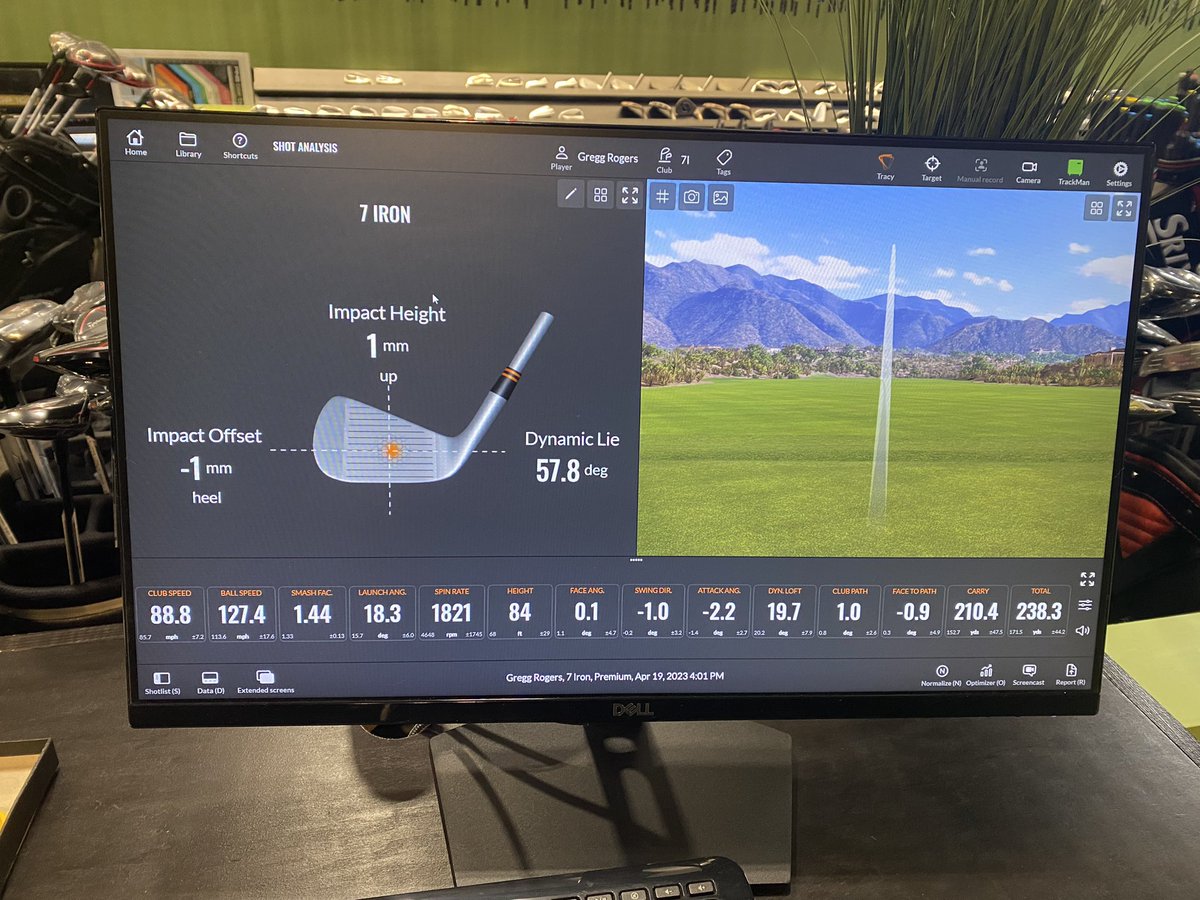 QuentinBehr's tweet photo. @TrackManGolf probably the purest 7iron I’ve ever hit https://t.co/x3miDsBX6u