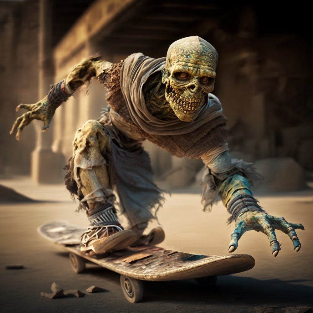 SosaGuedea's tweet photo. Dude_Elle
Scary Skateboarding- The Mummy.
#Nft #Nftcommunity #Nftproject #Nftartist https://t.co/kzQRvv66Gs
