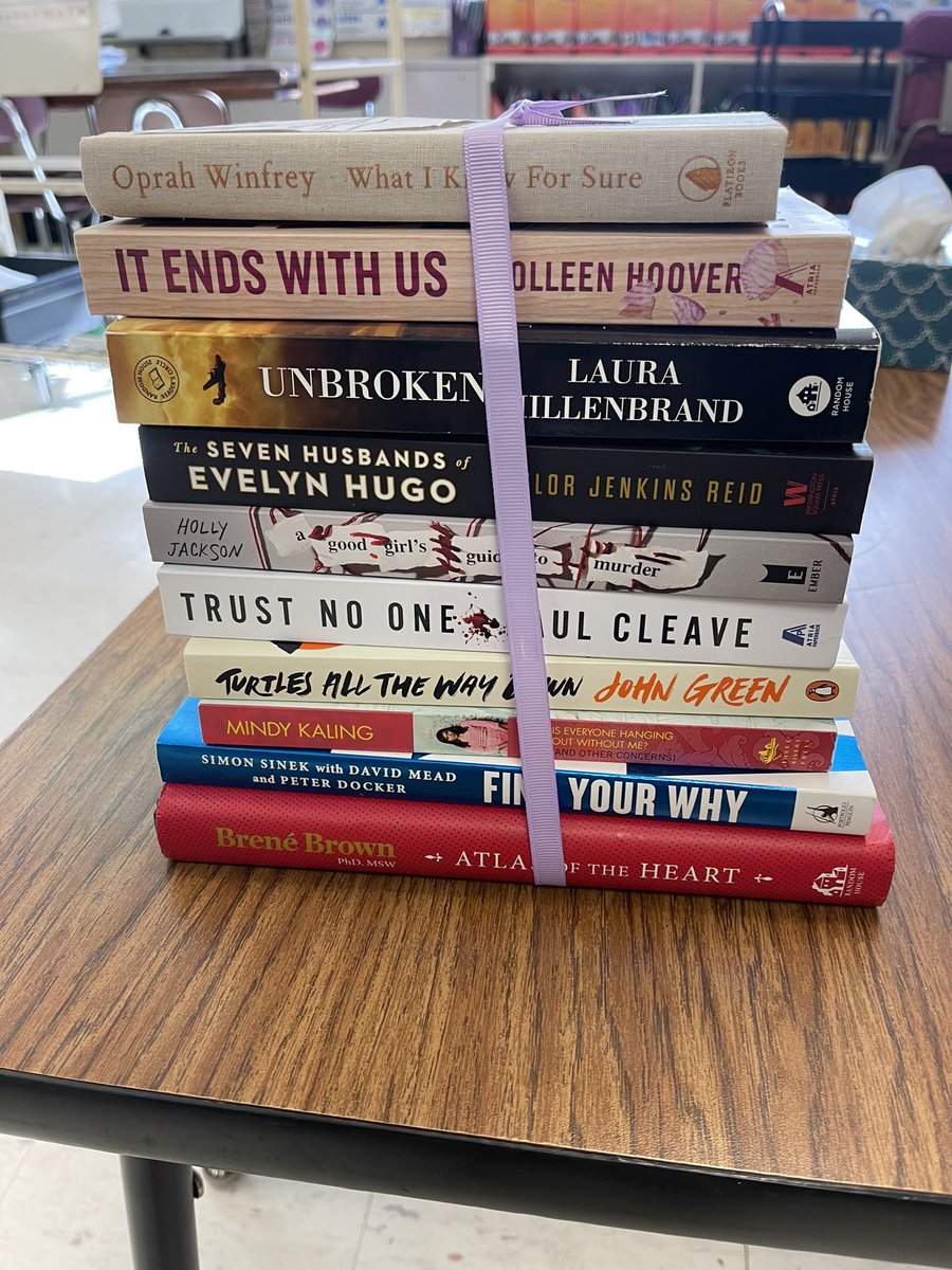shanthik9's tweet photo. Look at this book bonanza! I am overwhelmed by the generosity of the Curriculum Department. Thank you so much @ChristineBald18 for personally making the deliveries. My summer is going to be filled with many happy hours! Thank you!@ISD109 https://t.co/FI61loV1jY