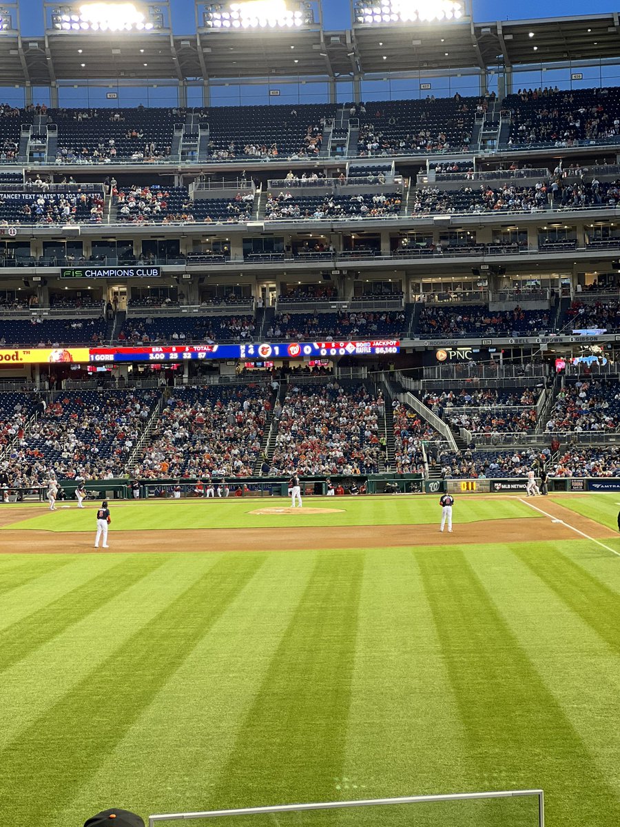 mnelsjohnson's tweet photo. @PadresHotTub @619sports at the Nats/Orioles game. Love watching Gore/Abrams play. Love even more seeing the Soto/Machado jerseys knowing they are/gonna be @Padres for life https://t.co/H4EEcSRiSu