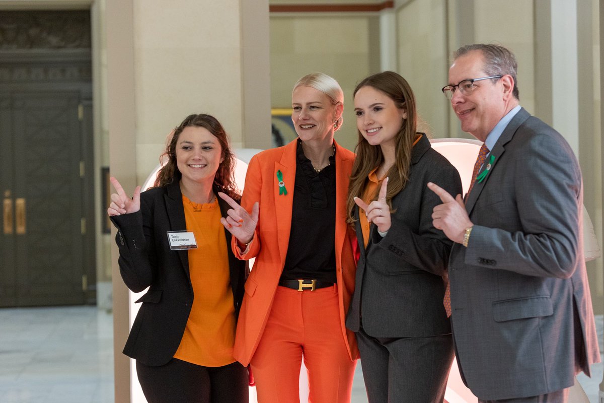 drshrum's tweet photo. Today the #CowboyFamily turned the Oklahoma State Capitol orange!

Students and alumni visited with elected officials, emphasizing the pivotal role #okstate has played in their lives and advocating for our land-grant mission. Thanks to everyone for joining us today! https://t.co/aey88mzGR3