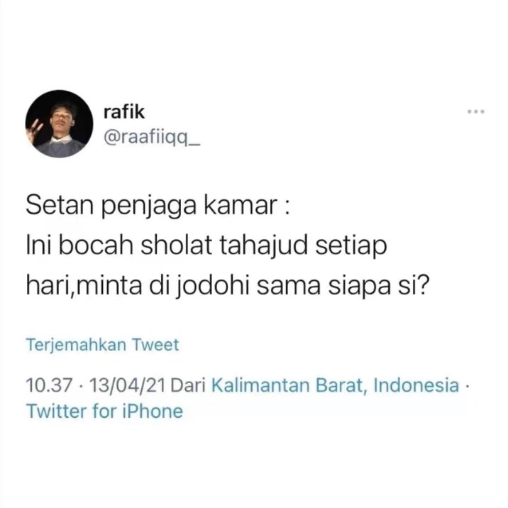 lopipowz's tweet photo. setanpun heran liat saya berdoa https://t.co/iQ4cYIykPF