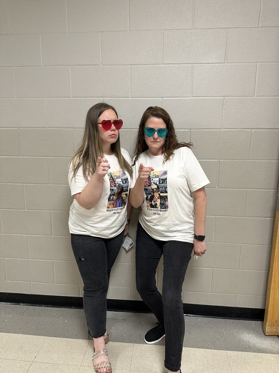 TeachYoSelf_16's tweet photo. Did we make Taylor Swift inspired shirts to get our students excited for STAAR? Yes. Did they laugh at us? Also yes. #TSErasTour #BigReputation https://t.co/BPlhZAT98S