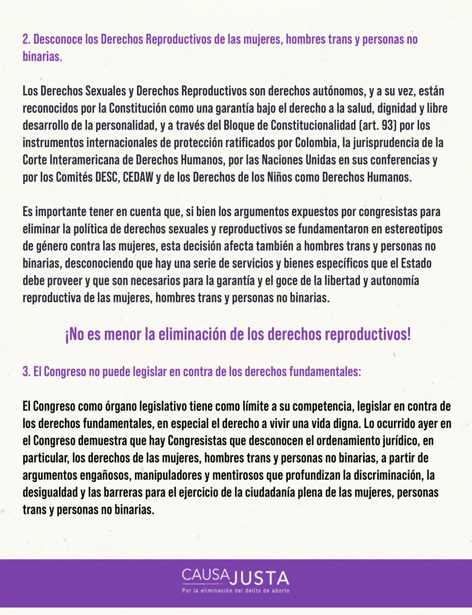 causajustaco's tweet photo. 🚨 Le exigimos al Congreso que respete, defienda y mantenga los derechos REPRODUCTIVOS en la #políticaDSDR https://t.co/jnsc19RDfQ