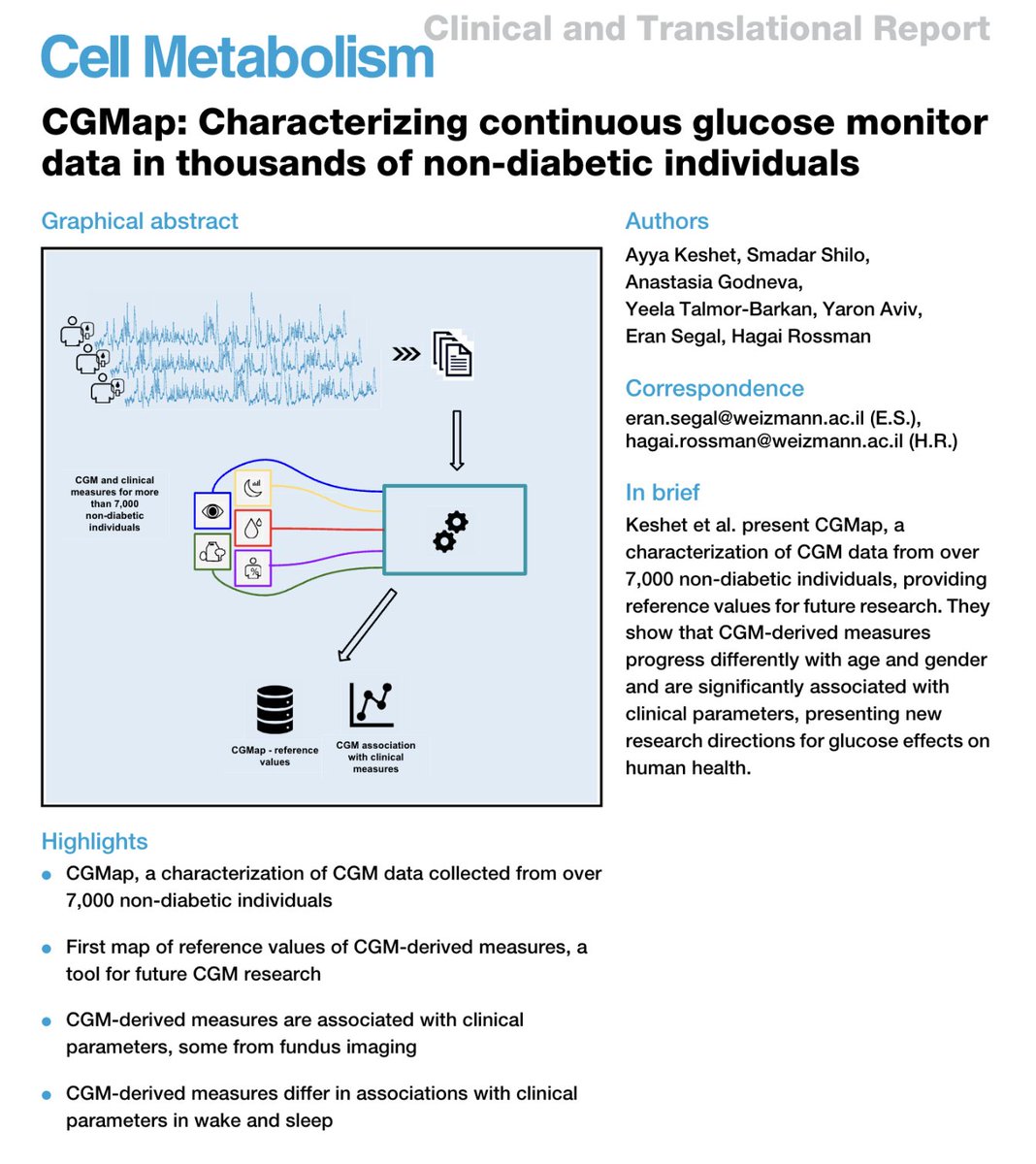 Eran Segal tweet media