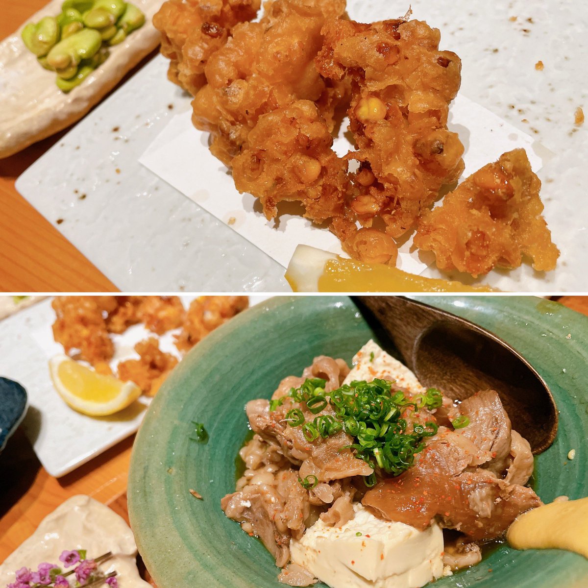 M1zumac's tweet photo. 昨日も
17時半〜
呑みながら寿司軽くで時間潰して
19時〜
割烹料理
全部美味すぎた
人生初のメニューに
お酒以外金額書いてなかた
酔いました

今度は来月初めての焼き鳥屋さんで
絶品焼きおにぎり
たのしみすぎる
まだまだ鹿児島の美味いもんみつけるぜ https://t.co/GNip7TMweg