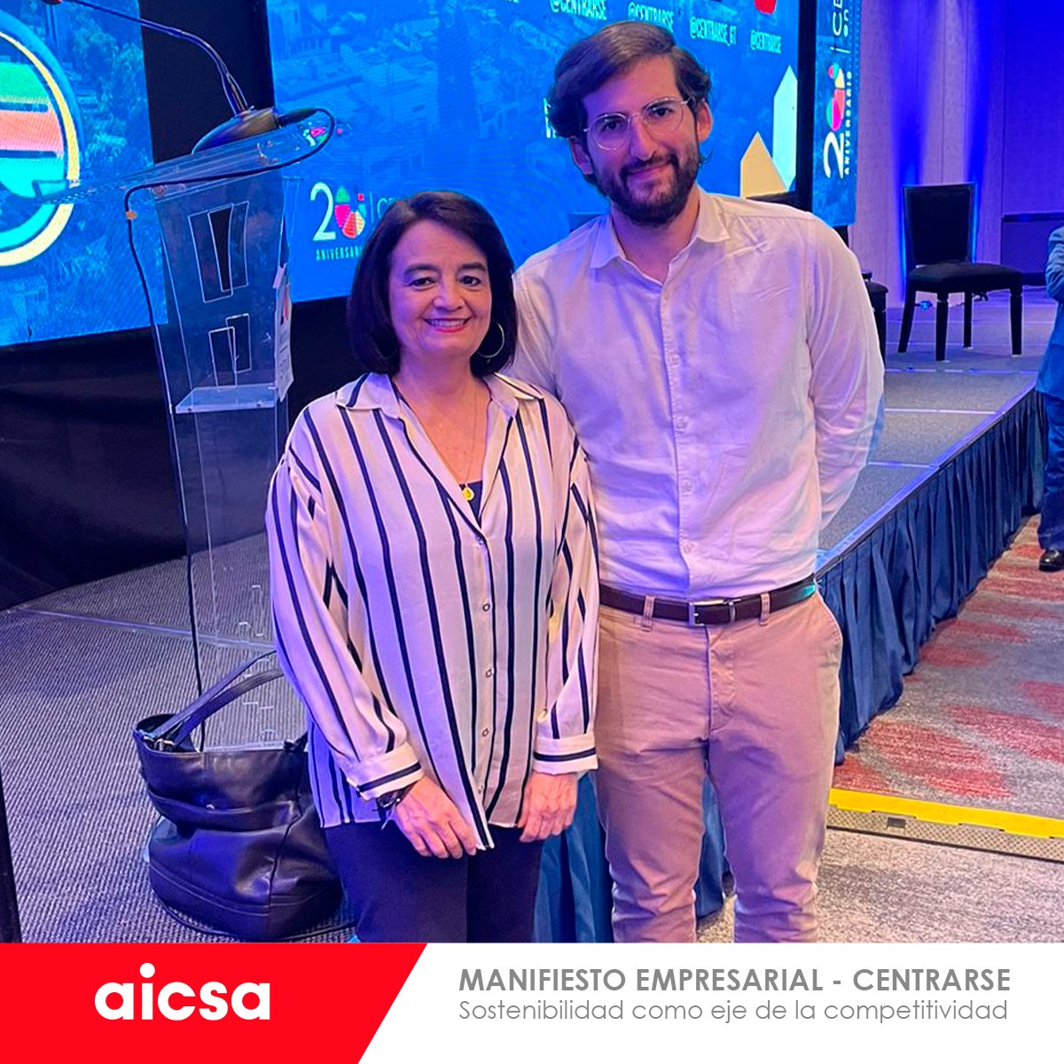 AICSACORP's tweet photo. Hoy participamos en el manifiesto empresarial organizado por @CentraRSE Durante el evento se presentaron  propuestas para incorporar la sostenibilidad en los planes de gobierno como elemento clave para la competitividad en Guatemala.
#Corporaciónaicsa  #aicsaRSE #Centrarse https://t.co/2rWJrbMeoC