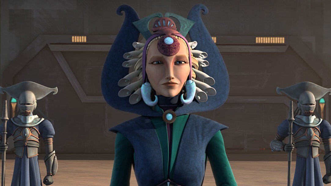 DarksaberLight's tweet photo. "Satine always presented herself with dignity, wearing floral-inspired hairstyles &amp; colors reminiscent of rich foliage. Her appearance was designed to remind her people that their world had been one of lush forests &amp; jewel-colored lakes before war turned Mandalore into a desert." https://t.co/kAZ8UGIDTE
