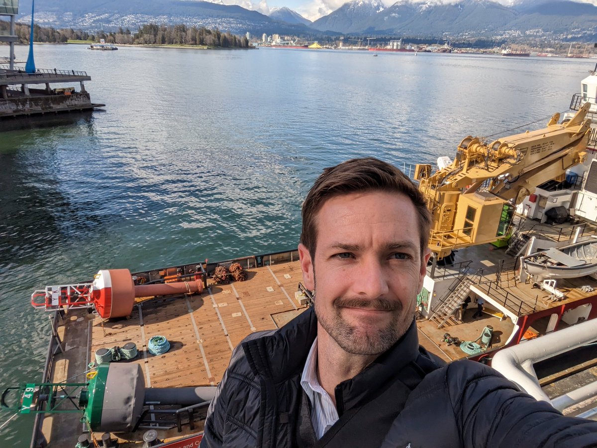 Amazing to see our partners <a href="/CoastGuardCAN/">Canadian Coast Guard</a>  #SirWilfredGrenfell at <a href="/MariTechConf/">Mari-Tech Conference</a> Vancouver with a couple of beautifully refit navigation buoys that will be transmitting <a href="/MarineLabsdata/">MarineLabs</a> for #marinesafety!