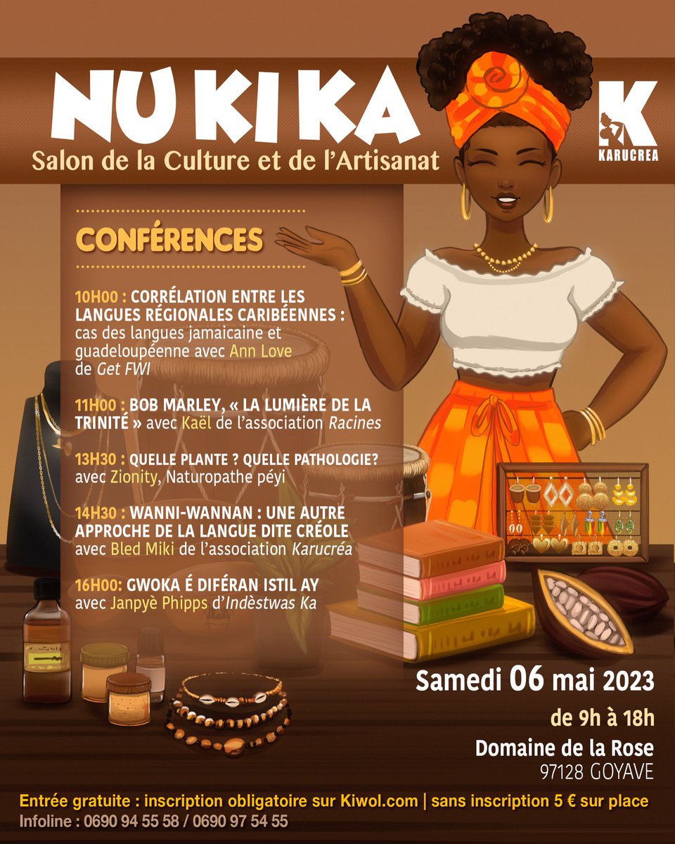 KaruCrea's tweet photo. Voici le programme des conférences✨

Les intervenants : @AnnL0v , @Ass_Racines , Zionity , @BledMiki_ , Janpyè Phipps

Réservez votre ticket sur https://t.co/9e9vh4EmNQ (https://t.co/O2DlX6lxeg) https://t.co/065PMW2IYy