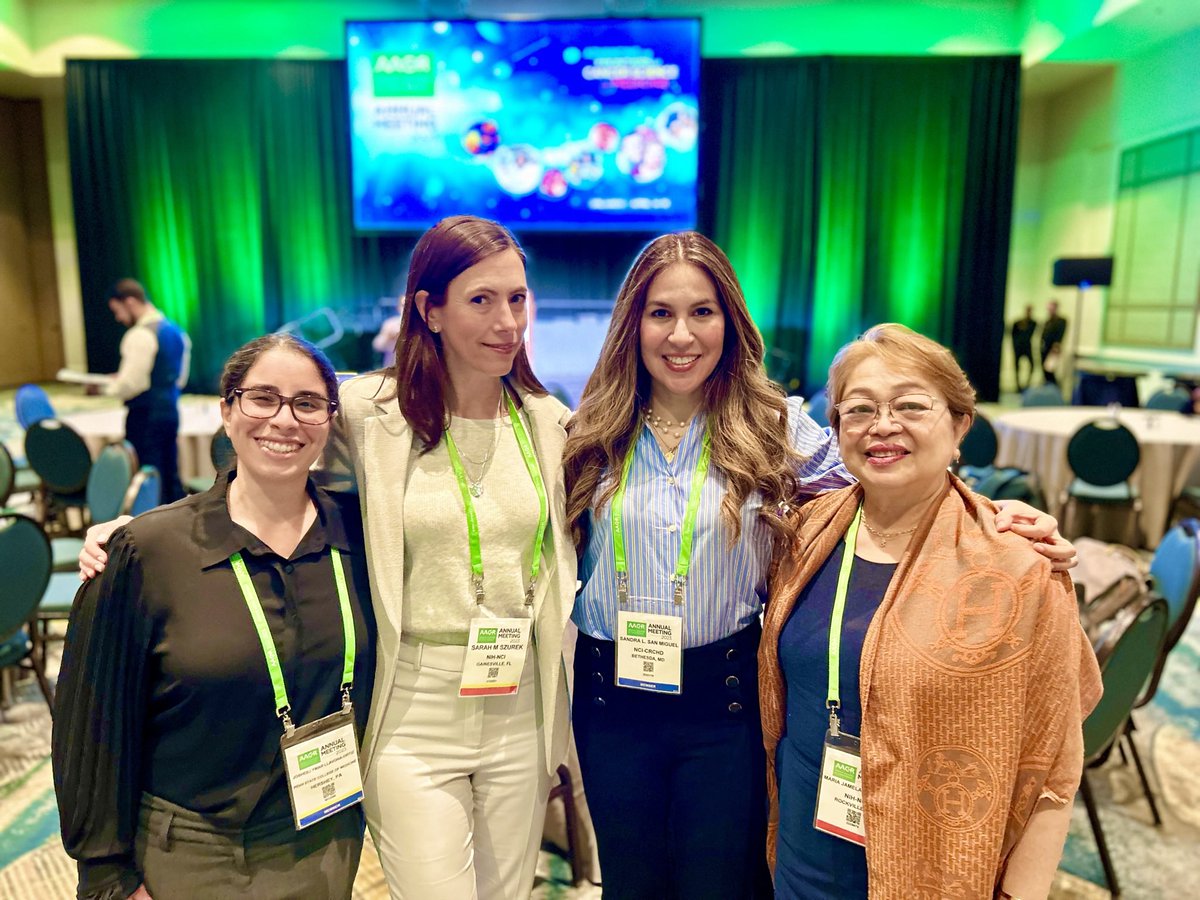 Grateful to #AACR2023 for the outstanding lectures, the opportunity to lead a roundtable discussion, and reconnect with mentees, colleagues & mentors. My heart is full! 💗#NCICRCHD  #CancerResearch  #HealthEquity #WorkforceDiversity #CommunityEngagement