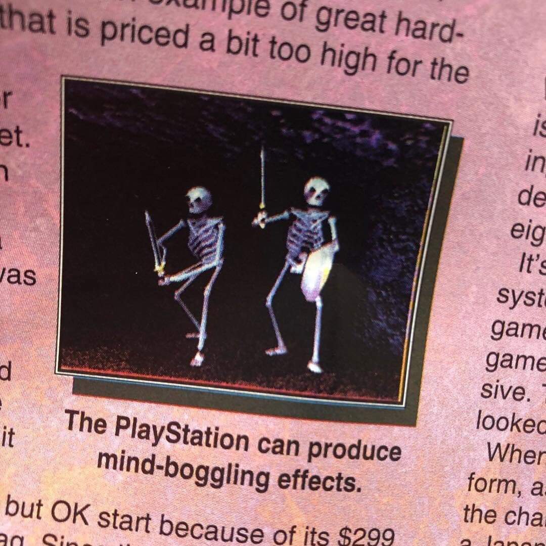 horryhost0702's tweet photo. Mind boggling effects if the Playstation https://t.co/iG7EUY00he