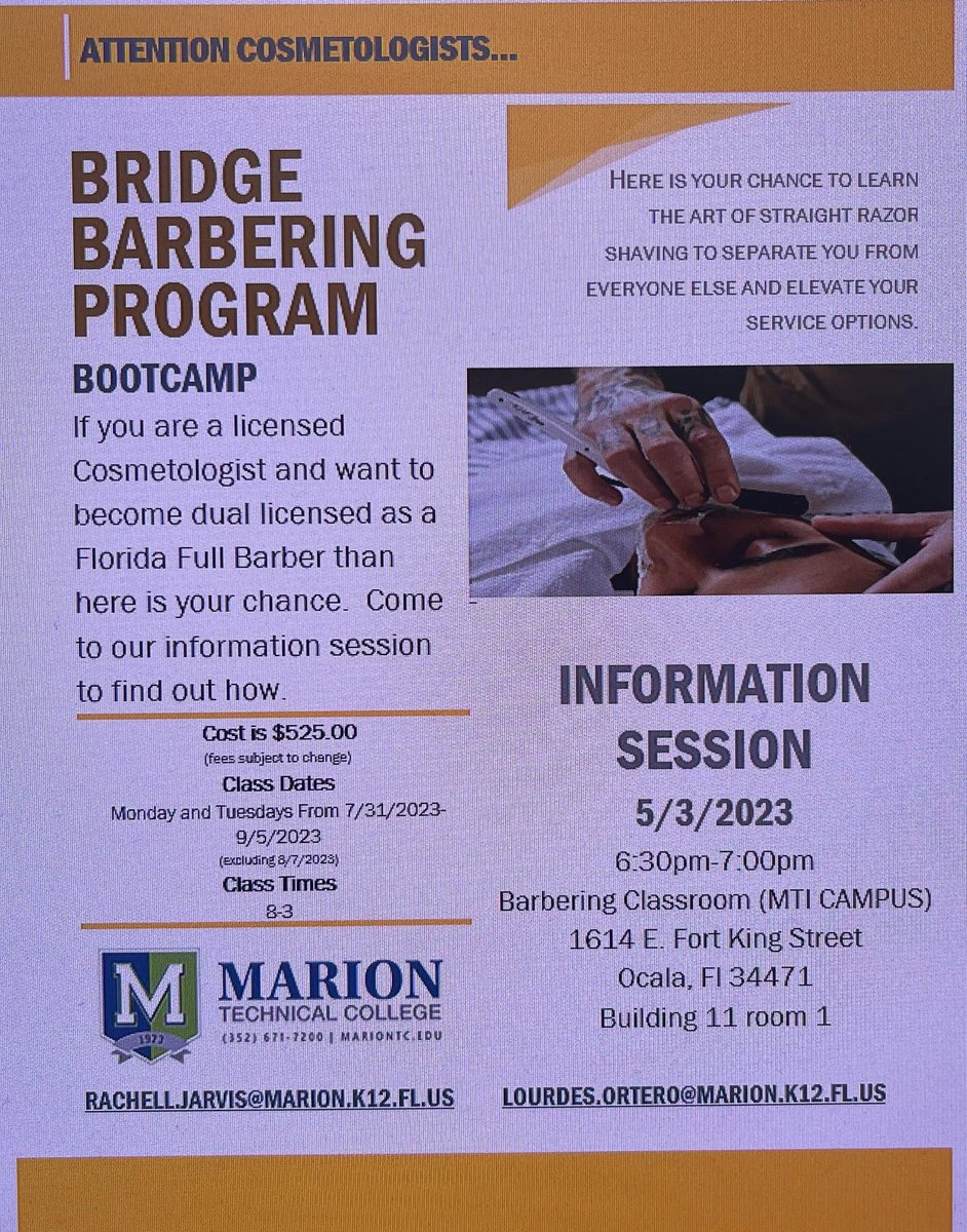 Marion Technical College (@mymariontc) on Twitter photo Elevate your service options wiht a dual license. COme to our nformation session to find out how to do this! Elevate your service options wiht a dual license. COme to our nformation session to find out how to do this!