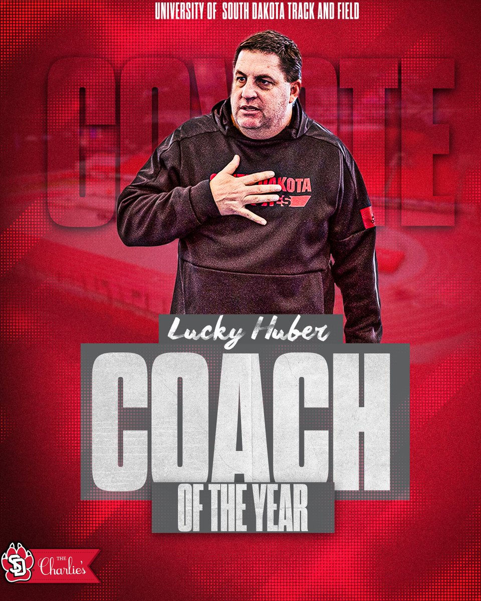 𝗖𝗼𝗮𝗰𝗵 𝗼𝗳 𝘁𝗵𝗲 𝗬𝗲𝗮𝗿 - Lucky Huber!

#WeAreSouthDakota x #GoYotes 🐾