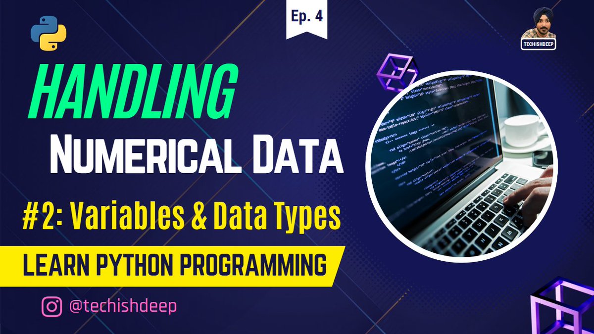 TechishDeep's tweet photo. #Python Numeric Data Types: How to Use Them Effectively
https://t.co/3QaRs0KPQg

@CodingComputing
@clcoding
@PythonMorsels
@python_spaces
@CodingMantras
@realpython
#Developer #SoftwareDeveloper #beginner #coding #programmer #LearnPython #programmer #pythonprogramming #pythoncode https://t.co/WfAZtk4iKc